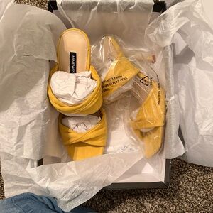 Nine West Yellow Mules for Women